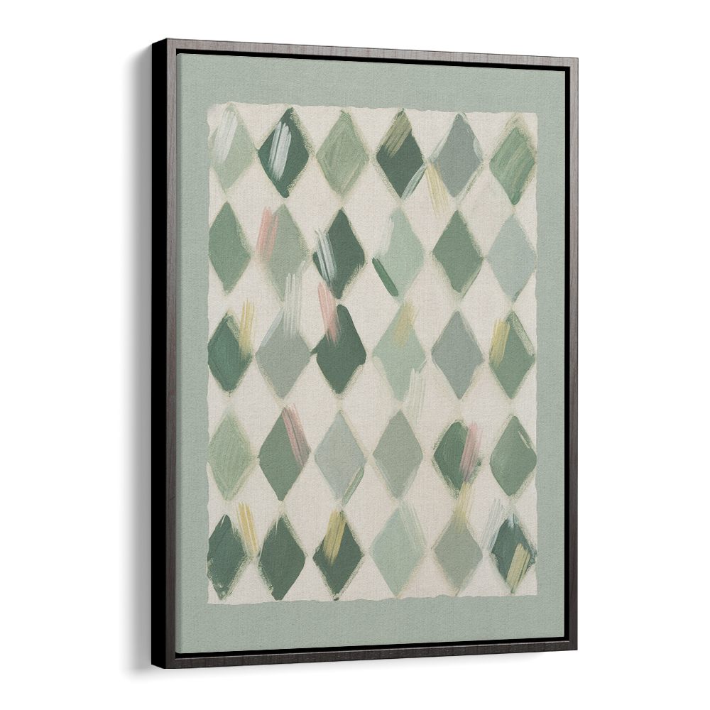 SOFT GREEN DIAMOND PATTERN