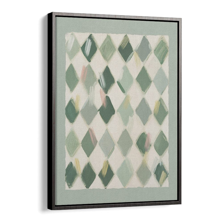 SOFT GREEN DIAMOND PATTERN