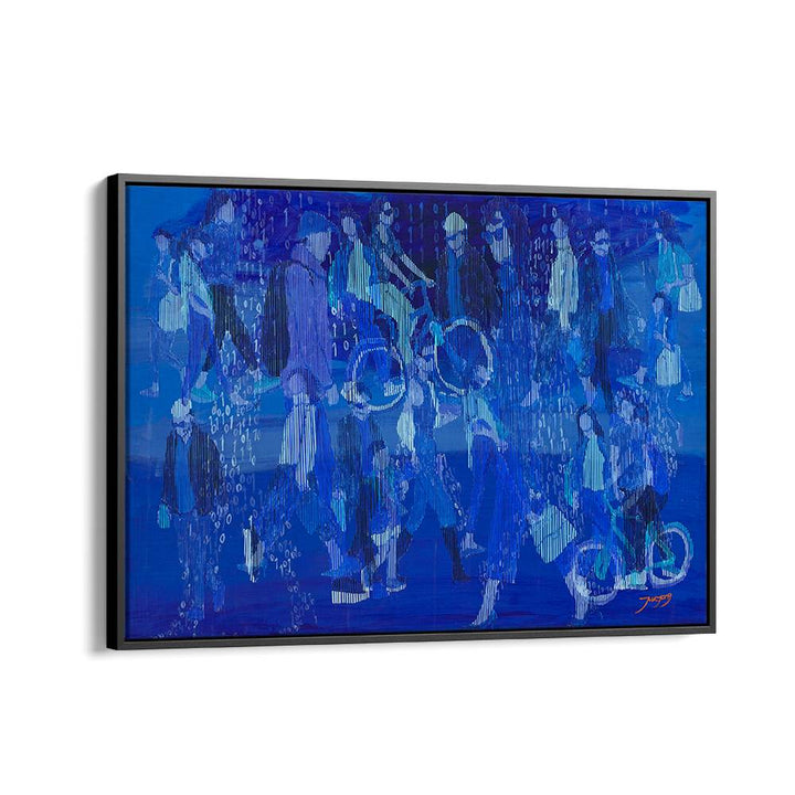 BLUE DIGITAL CROWD