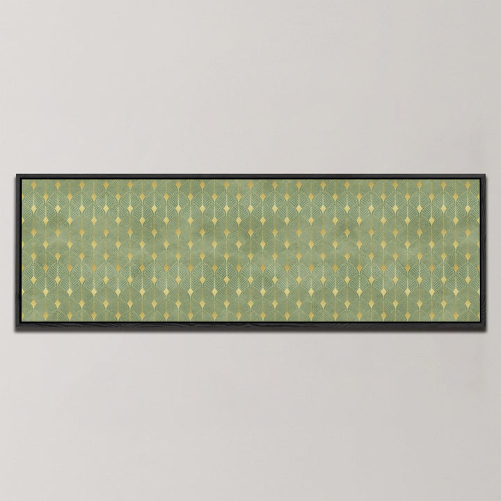 ART DECO GOLD PATTERN , PANORAMIC ART