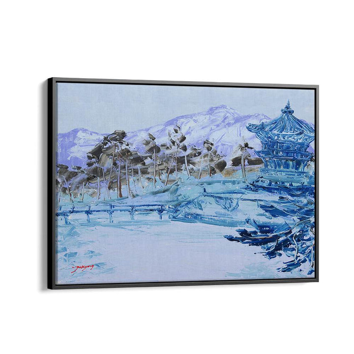 TRANQUIL BLUE WINTER PAGODA