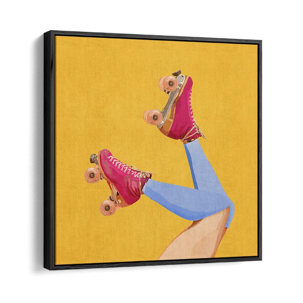 PINK ROLLER SKATES