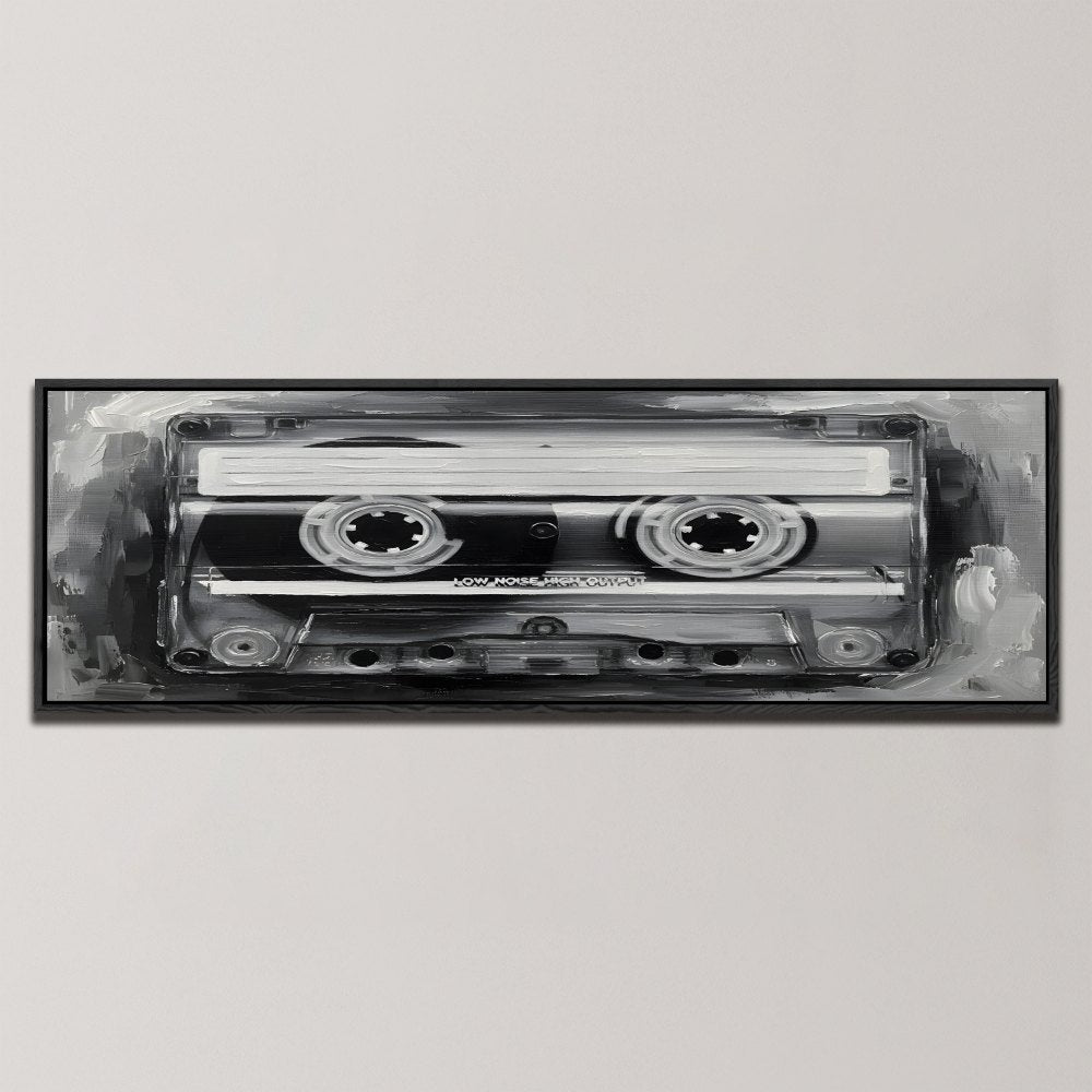 RETRO CASSETTE TAPE , PANORAMIC ART