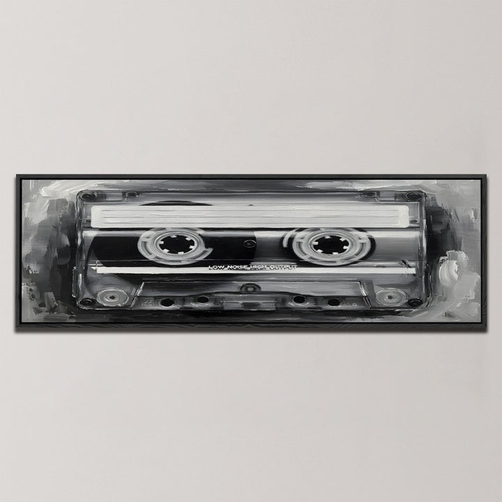 RETRO CASSETTE TAPE , PANORAMIC ART