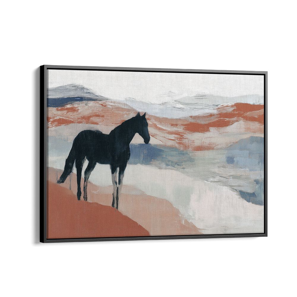DESERT HORSE AT SUNSET
