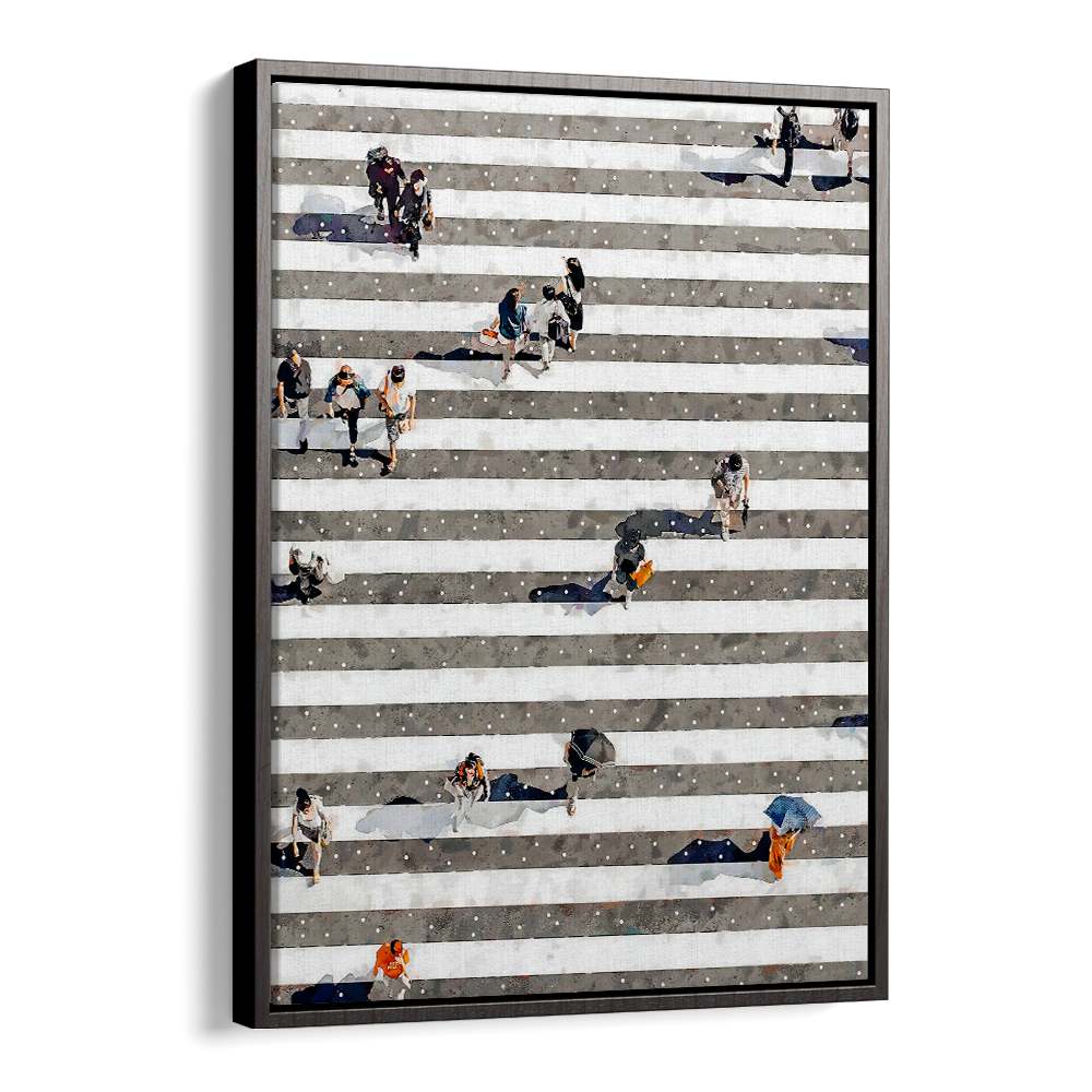 BUSY CITY CROSSWALK