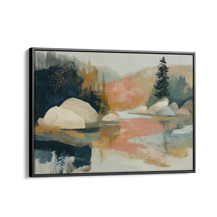 LAKE TAHOE SUNSET WITH GRANITE BOULDERS