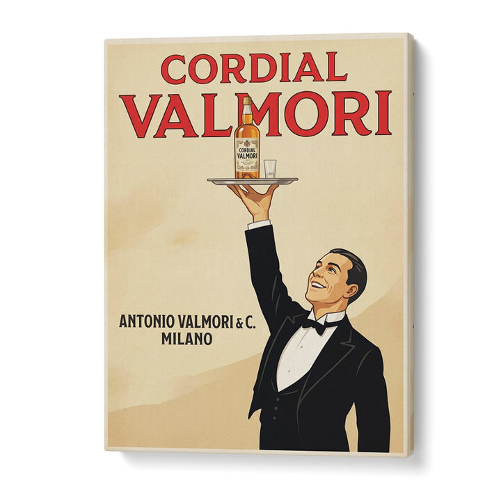 ELEGANT WAITER CORDIAL AD