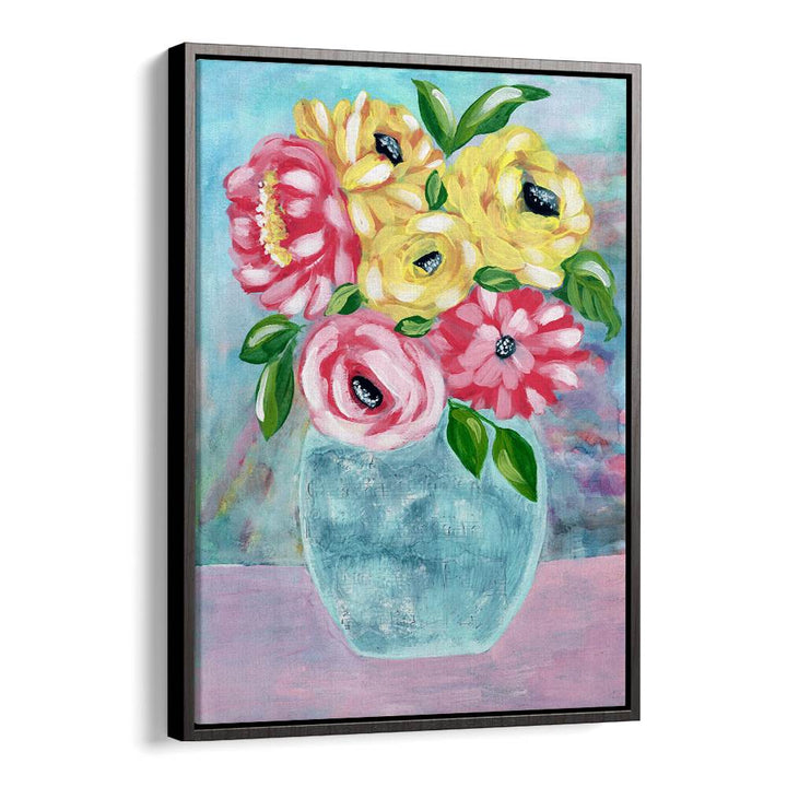 HAPPY BLOOMS IN VASE