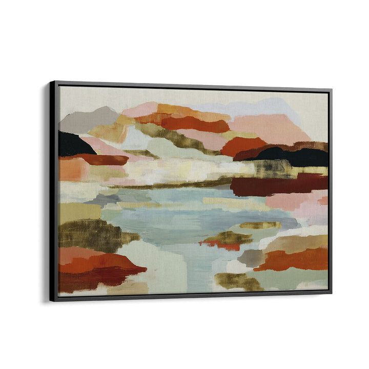 LAKE REFLECTION IN EARTH TONES