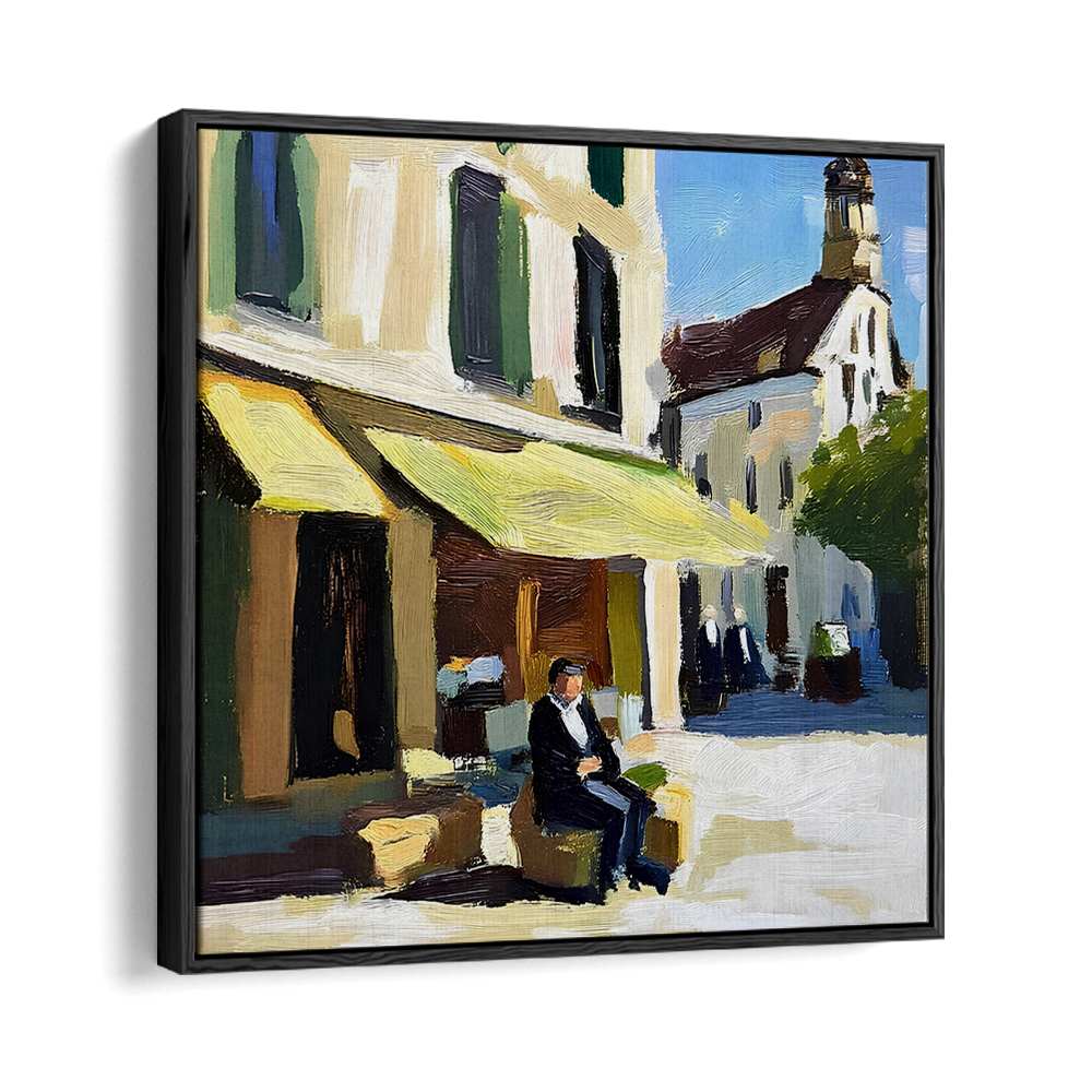 MAN AT SUNNY CAFE