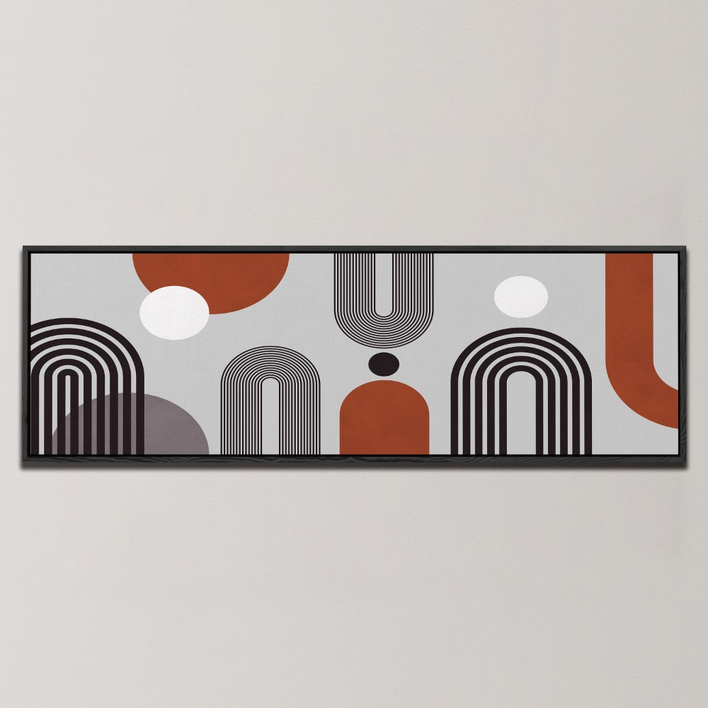 ABSTRACT TERRACOTTA ARCHES , PANORAMIC ART