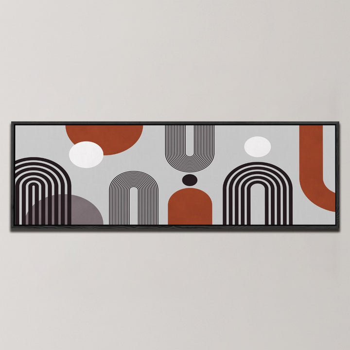 ABSTRACT TERRACOTTA ARCHES , PANORAMIC ART
