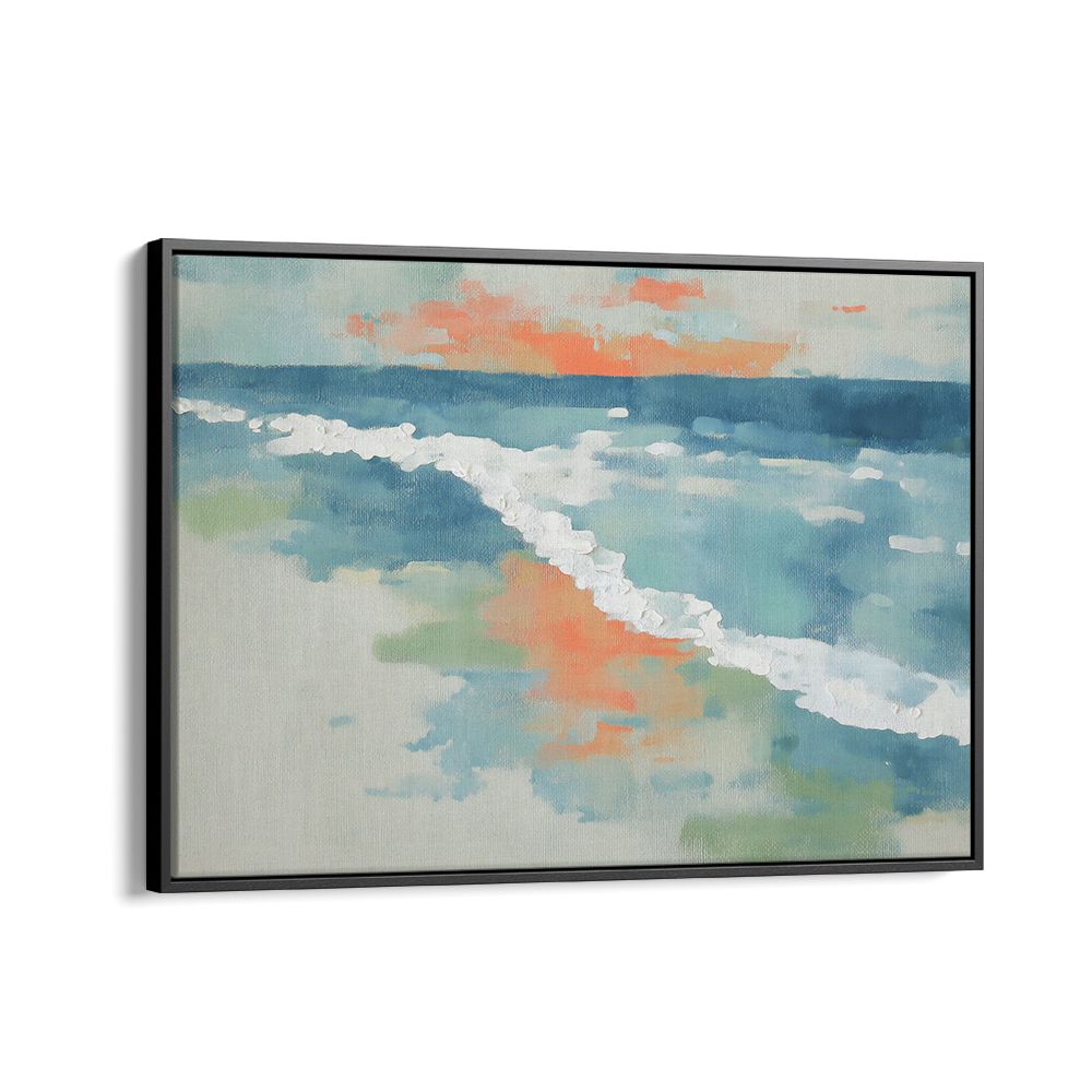 SUNSET REFLECTIONS ON SHORE