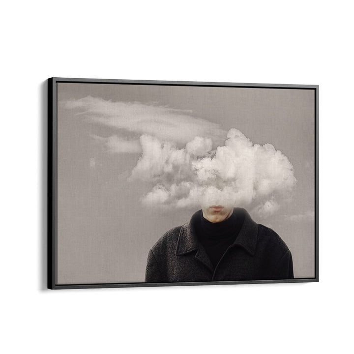 MAN'S HEAD IN CLOUDS