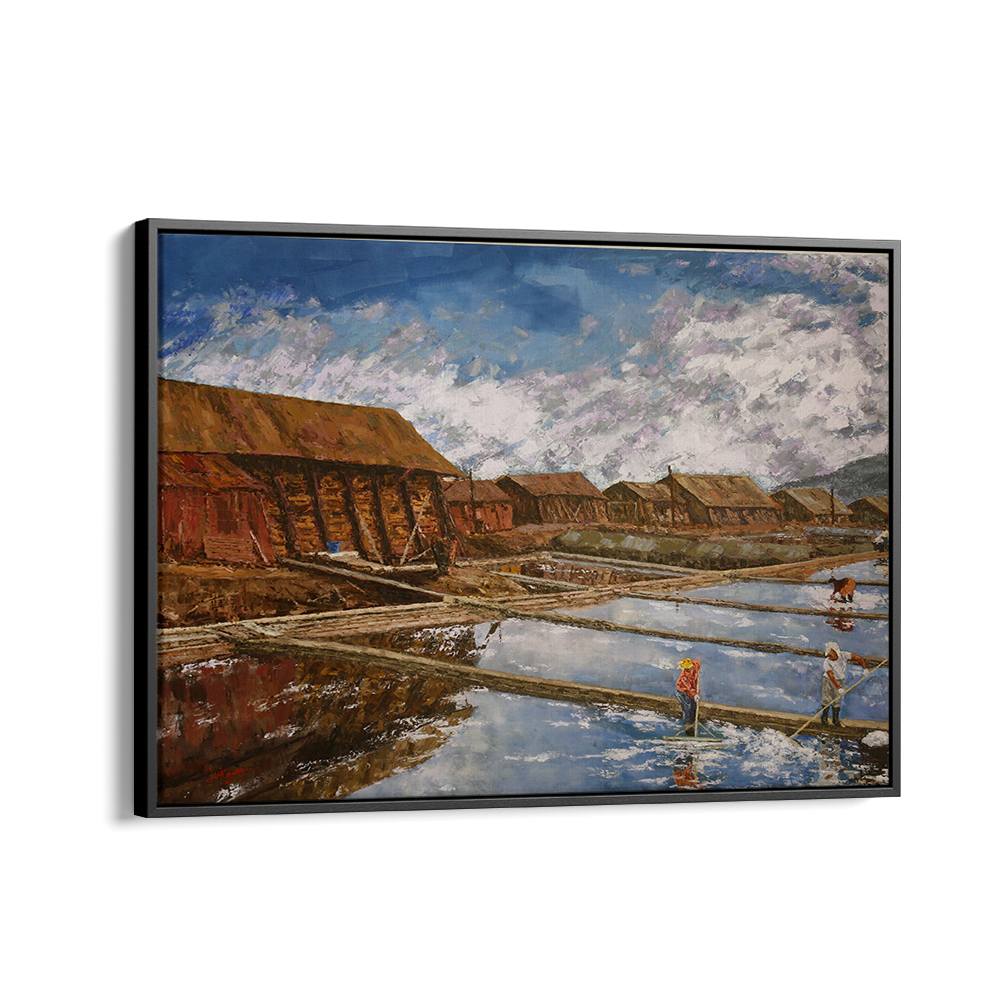 TRADITIONAL SALTWORKS SCENE