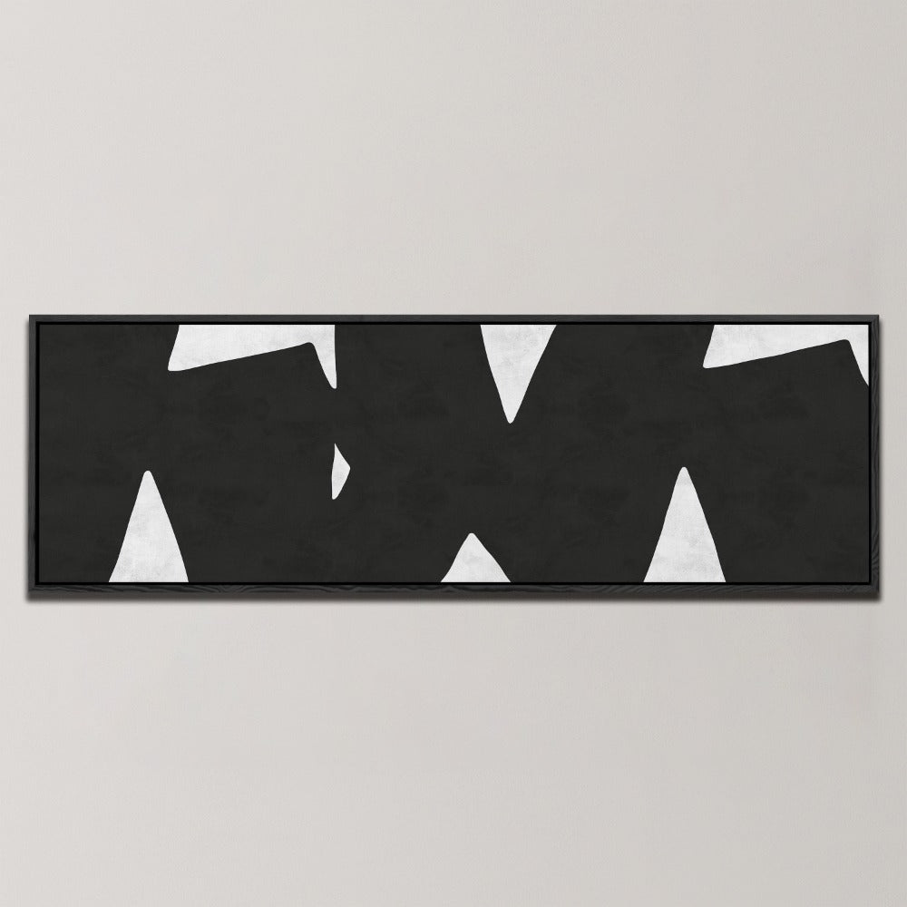 SHARP GEOMETRIC SHAPES , PANORAMIC ART