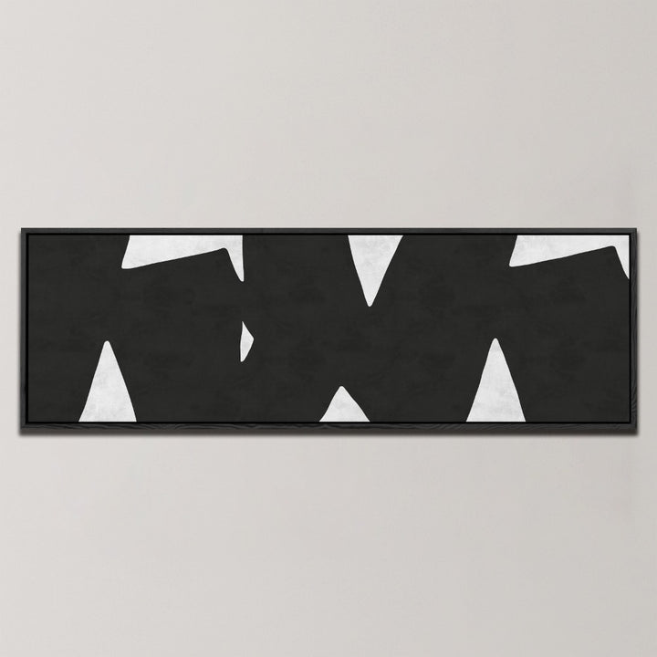SHARP GEOMETRIC SHAPES , PANORAMIC ART