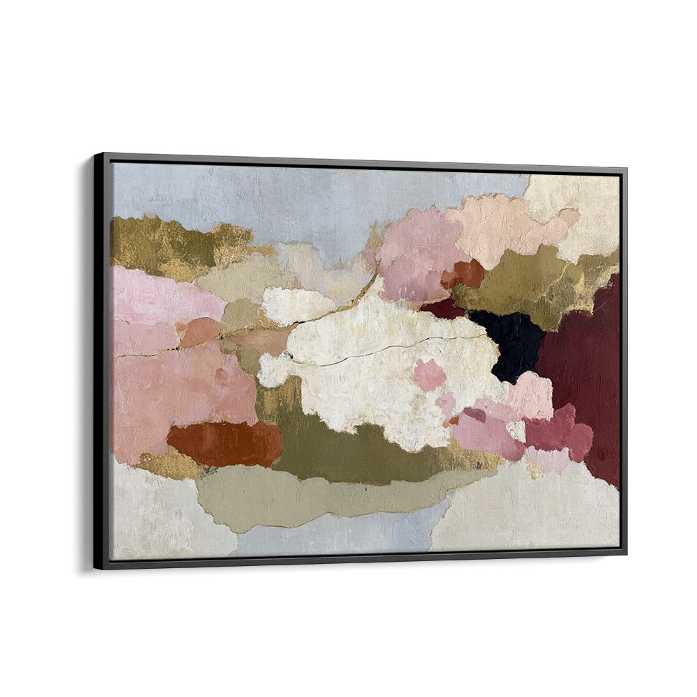 FRACTURED LANDSCAPE WITH GOLD VEINS