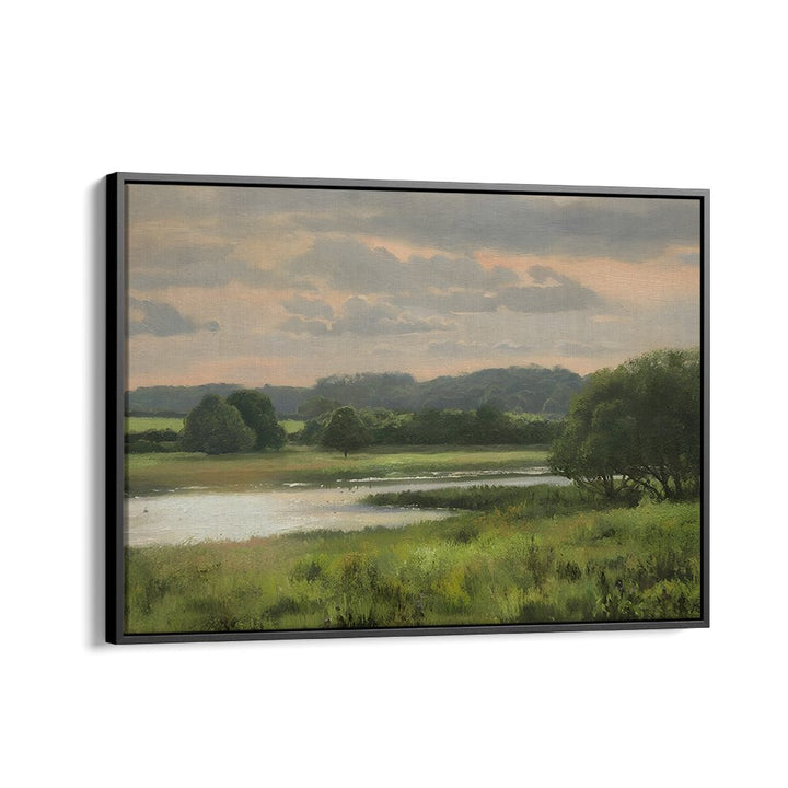 PASTURES BY THE WATER, VINTAGE LANDSCAPE