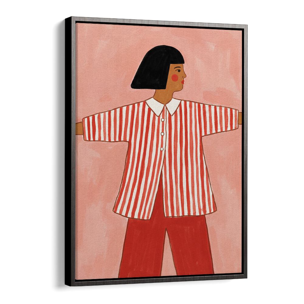 STYLISH STRIPED WOMAN