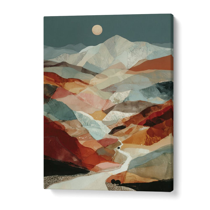 MOUNTAIN PASS AT NIGHT