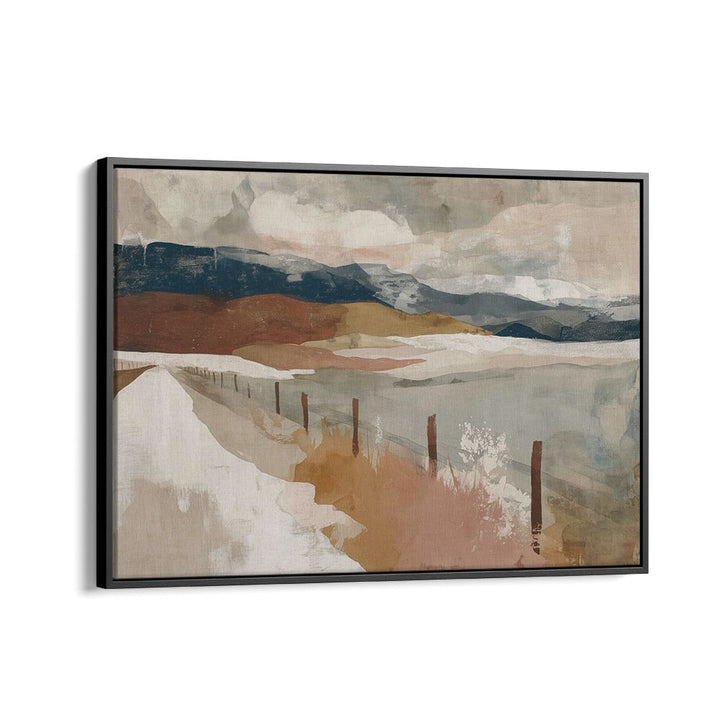 DESERT RANCH WITH DISTANT BUTTES