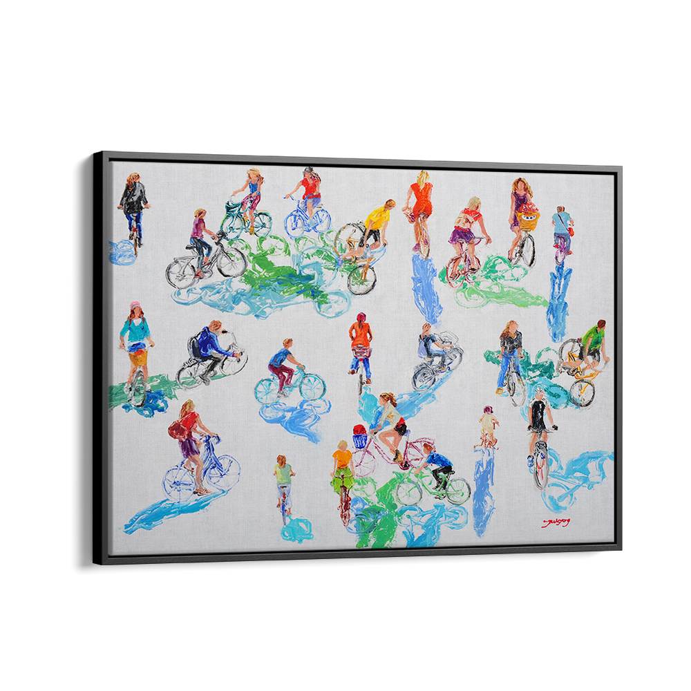 VIBRANT CYCLING SCENE