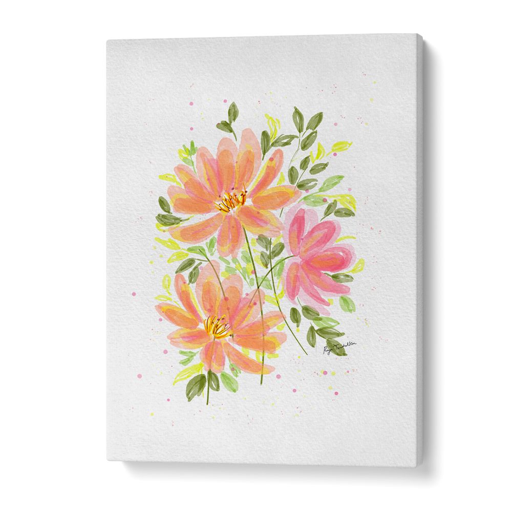 ORANGE FLORALS III