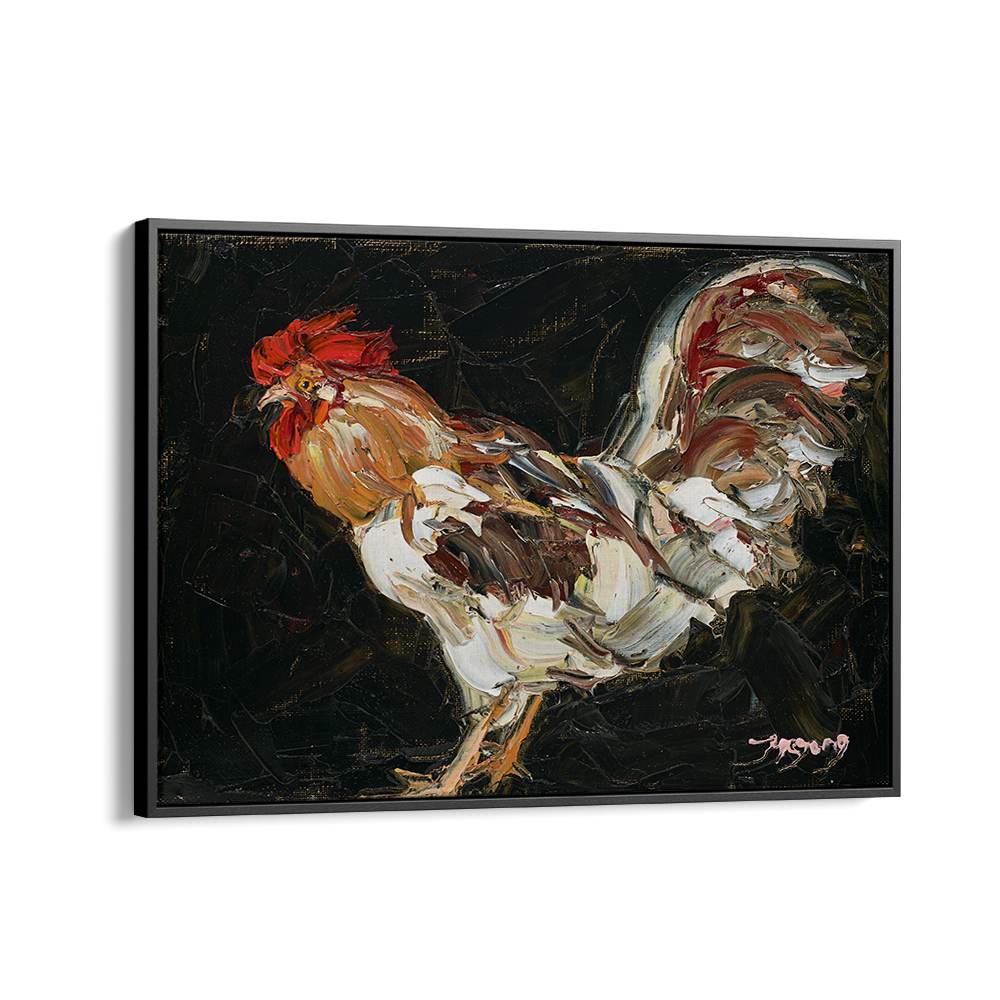 VIBRANT IMPASTO ROOSTER
