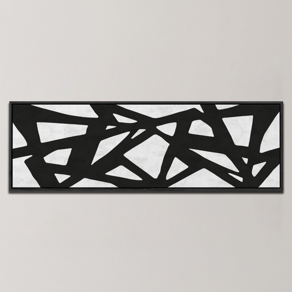 TANGLED MONOCHROME PATTERN  , PANORAMIC ART