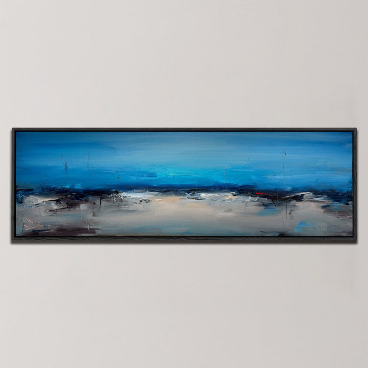 MOODY BLUE LANDSCAPE , PANORAMIC ART