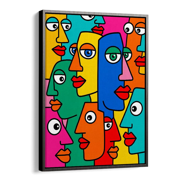 COLORFUL ABSTRACT FACES