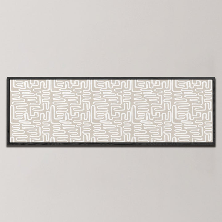 ORGANIC MAZE LINES , PANORAMIC ART