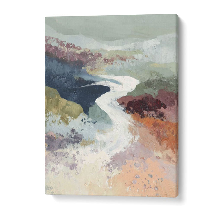 WINDING RIVER THROUGH AUTUMN VALLEY