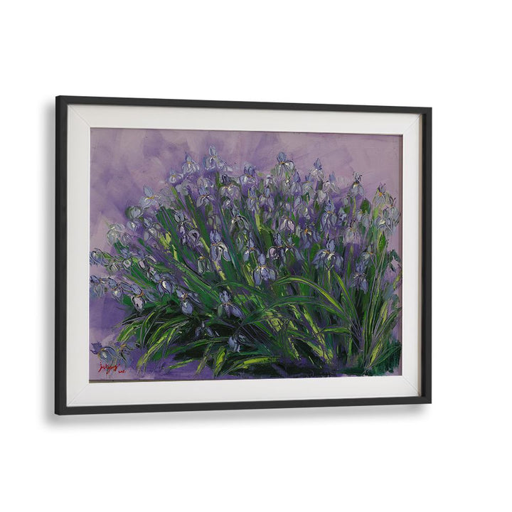 LUSH PURPLE IRISES