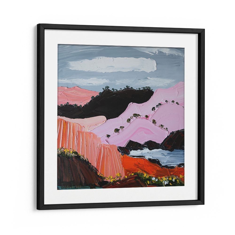 PINK COASTAL MOUNTAINS
