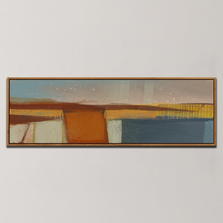 ABSTRACT DESERT HORIZON , PANORAMIC ART