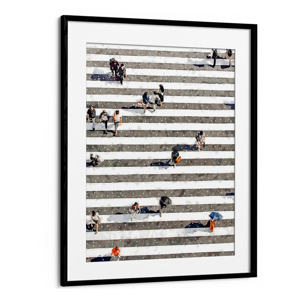 BUSY CITY CROSSWALK