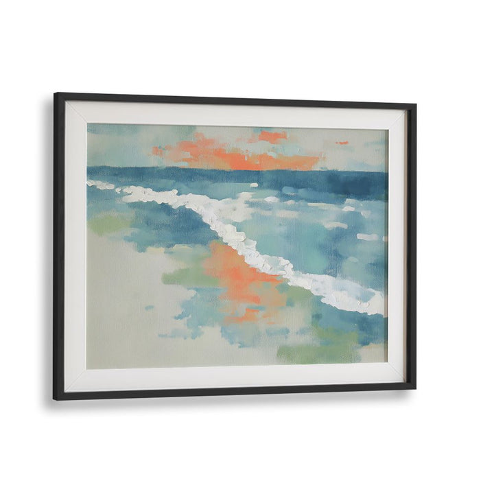 SUNSET REFLECTIONS ON SHORE