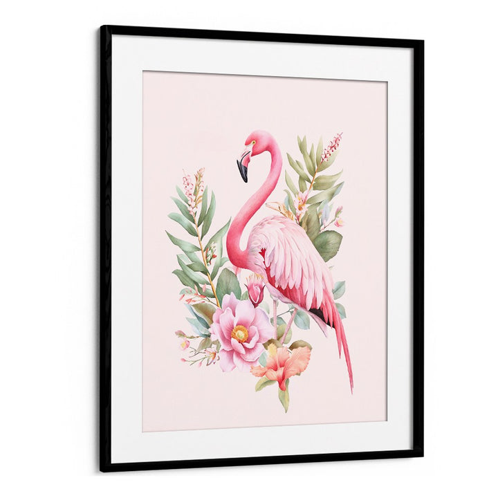 PINK FLAMINGO TROPICAL BLOOM