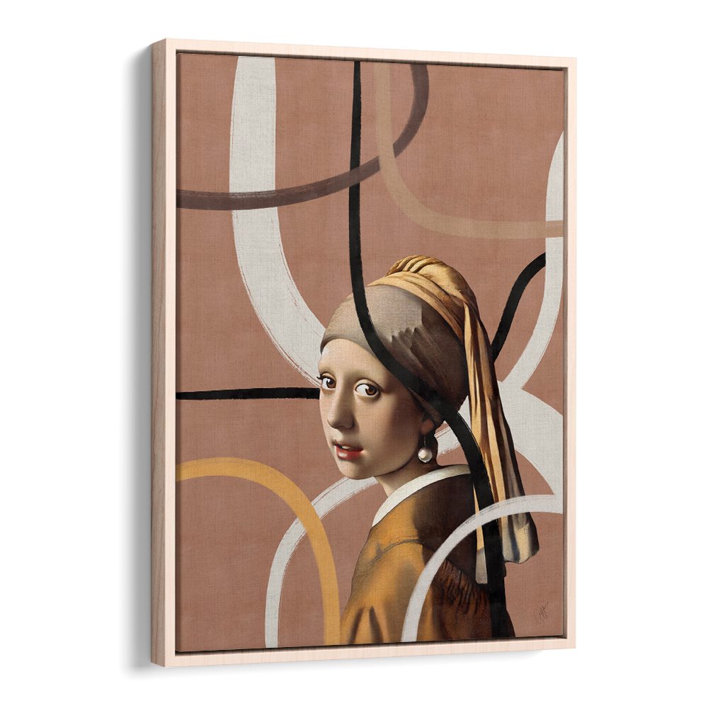 MODERN PEARL EARRING PORTRAIT