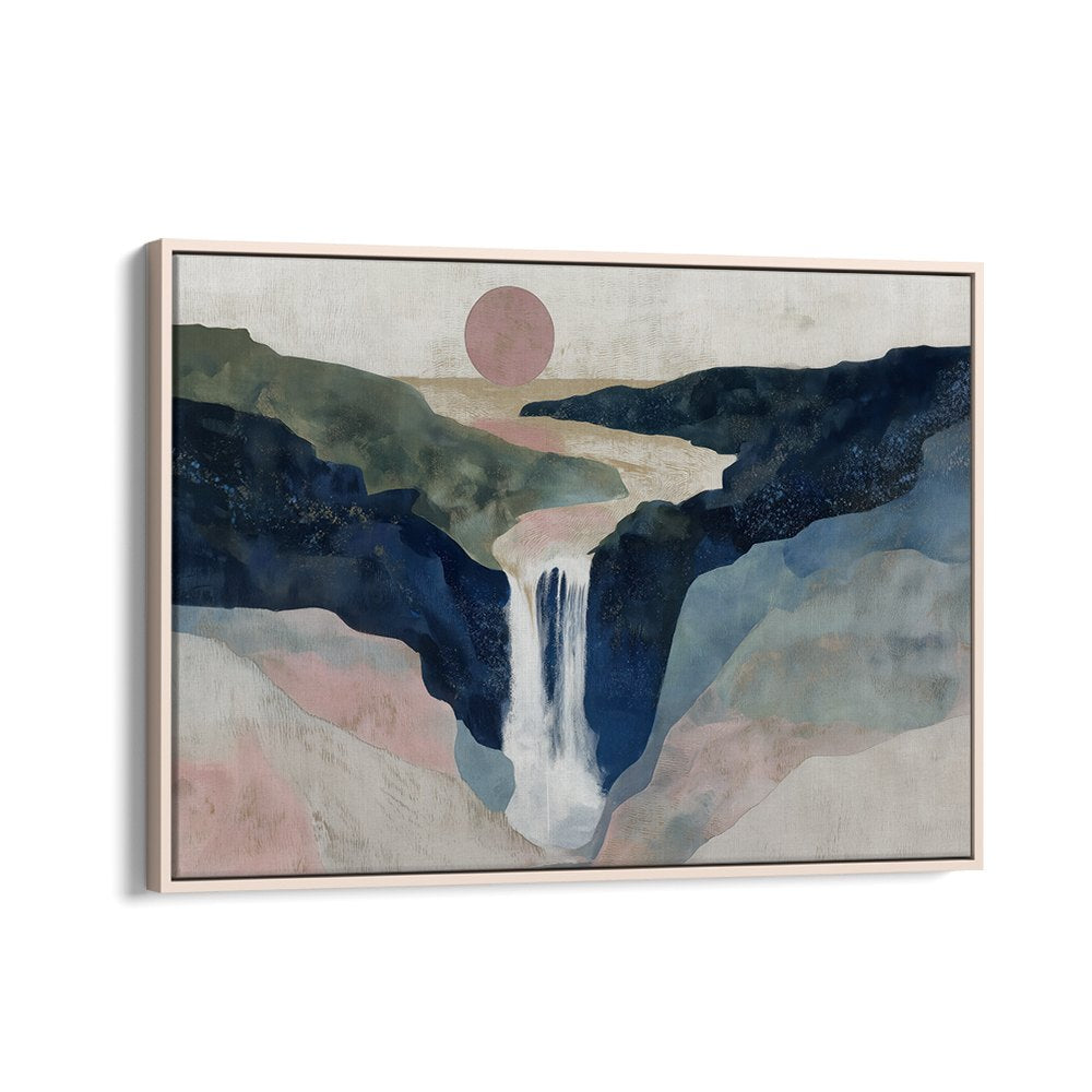 ABSTRACT WATERFALL LANDSCAPE
