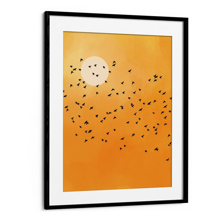 BIRDS GOLDEN SUNSET