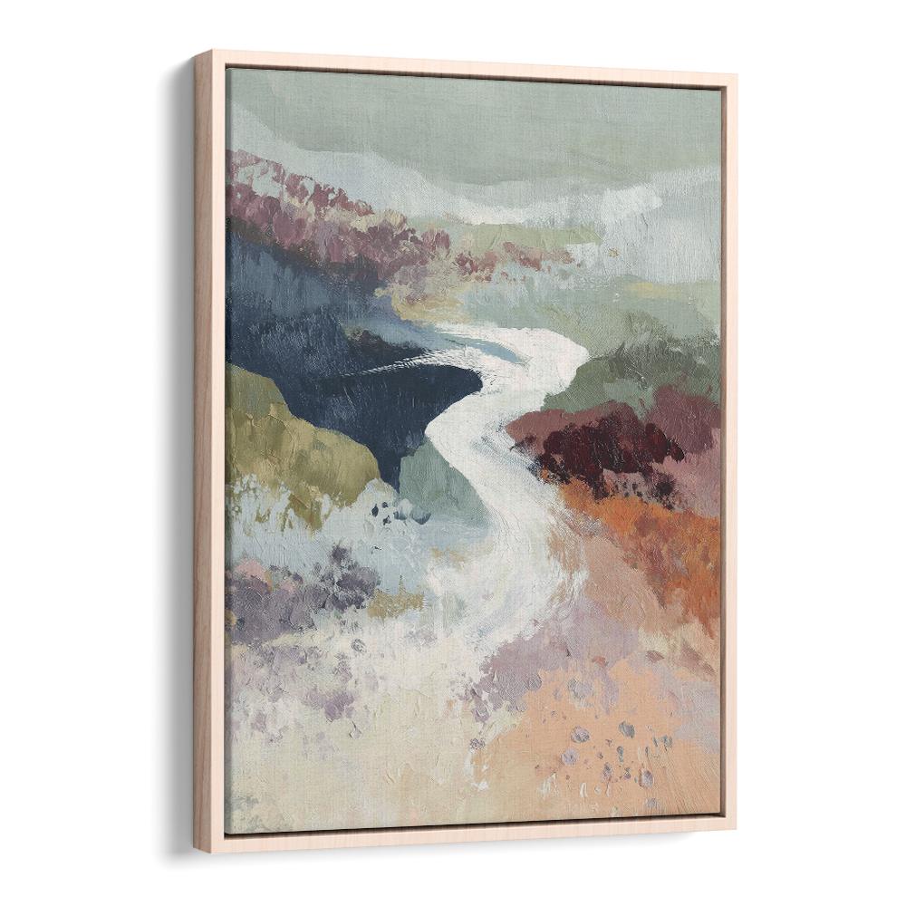 WINDING RIVER THROUGH AUTUMN VALLEY