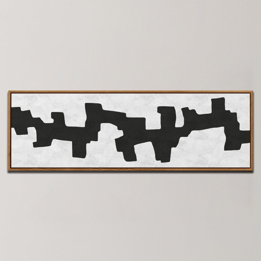 ABSTRACT GEOMETRIC FLOW , PANORAMIC ART