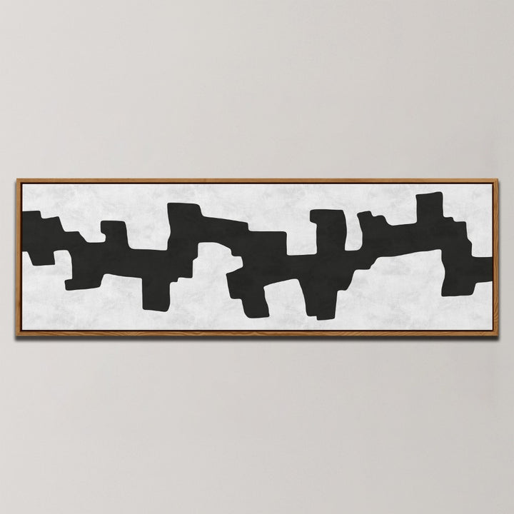 ABSTRACT GEOMETRIC FLOW , PANORAMIC ART