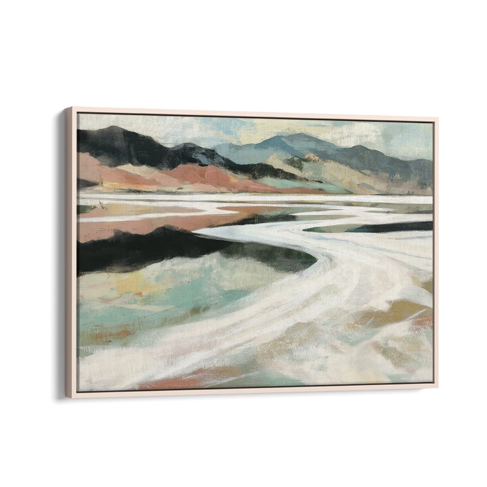 ABSTRACT DESERT SALT FLATS
