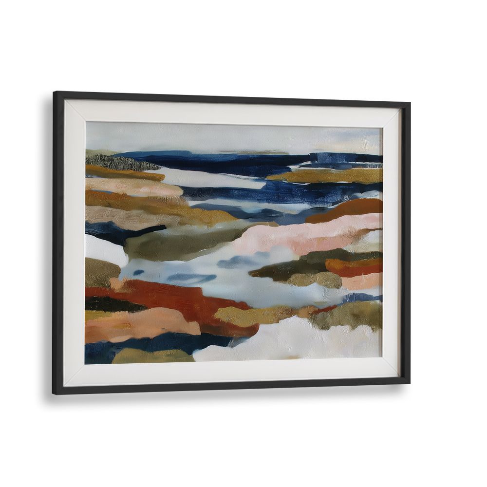 COASTAL HORIZON WITH GOLD ACCENTS