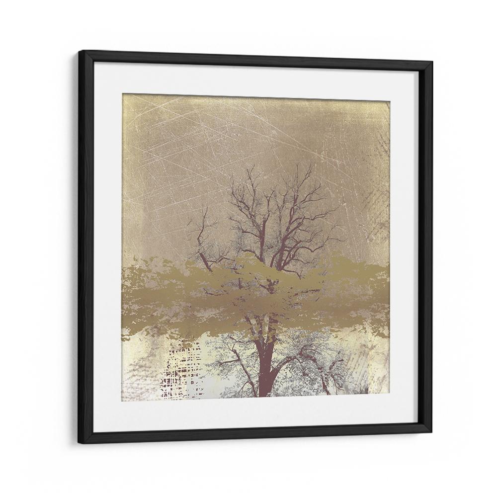 GOLDEN BARE TREE ABSTRACT